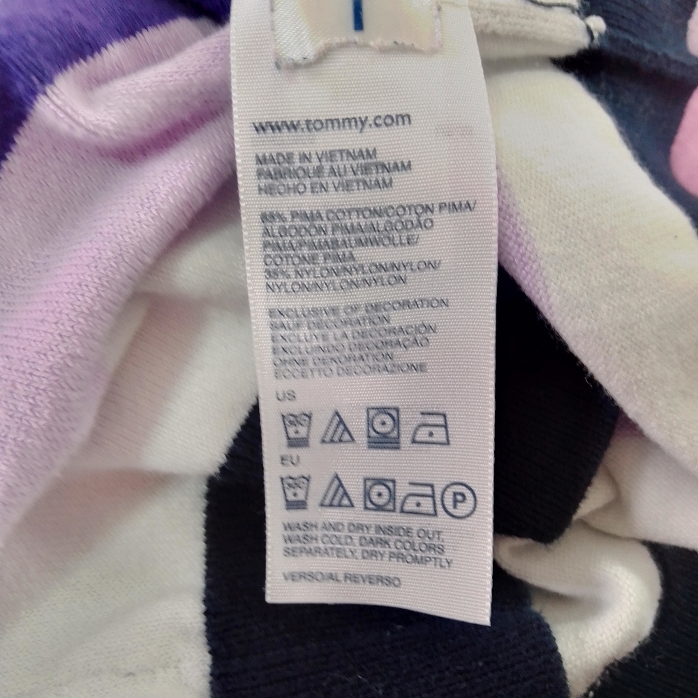 Tommy Hilfiger Multi Colored Striped Sweater (S) - Picture 9 of 10